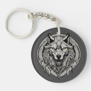 Mandala du Loup Féroce : Symbole de Force