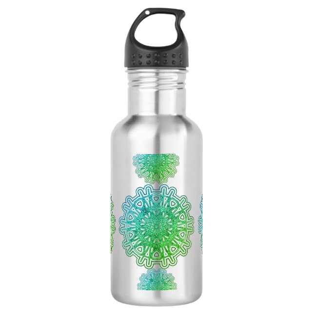 Mandala Edelstahlflasche (Vorderseite)