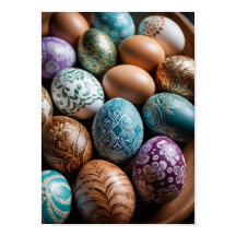 Mandala Egg - Intricate Boho Floral Design