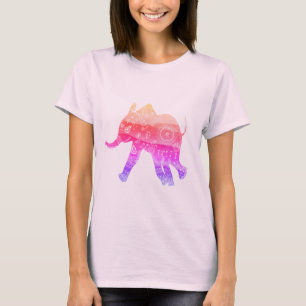 Mandala-Elefanten-T-Shirt T-Shirt