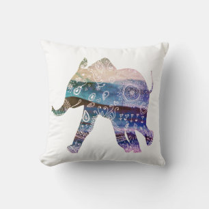 Mandala Elephant Art Throw Cushion Kissen