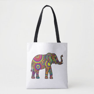 Mandala Elephant Tote Bag  Tasche