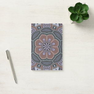 Mandala-Erstellung, alle Punkte für eine 6 Post-it Klebezettel