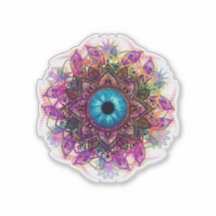 Mandala Eye of the Beholder - Autocollant
