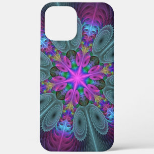 Mandala Farbige Schlagkräftige Fraktal Kunst Kalei Case-Mate iPhone Hülle