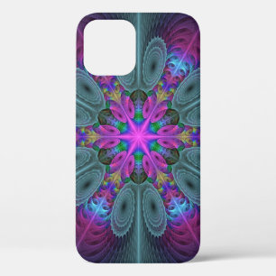 Mandala Farbige Schlagkräftige Fraktal Kunst Kalei Case-Mate iPhone Hülle