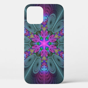 Mandala Farbige Schlagkräftige Fraktal Kunst Kalei Case-Mate iPhone Hülle