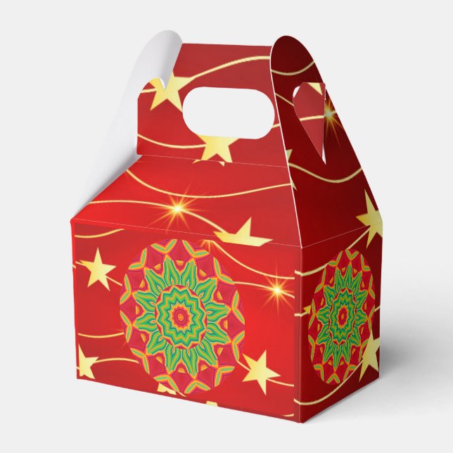 Mandala Favor Box Geschenkschachtel (Vorderseite)