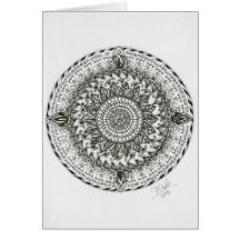 Mandala - Fisch-Zwillinge Zendala Karte