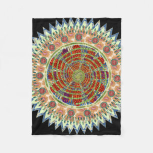 Mandala Fleecedecke