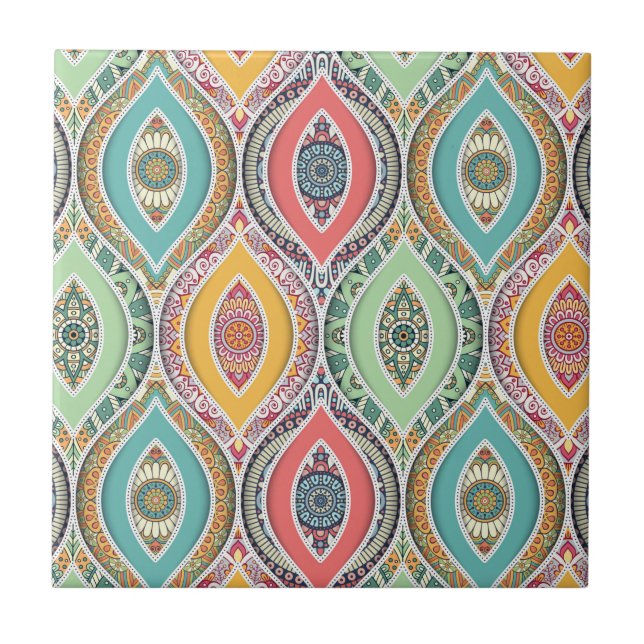 Mandala Fliese (Vorderseite)