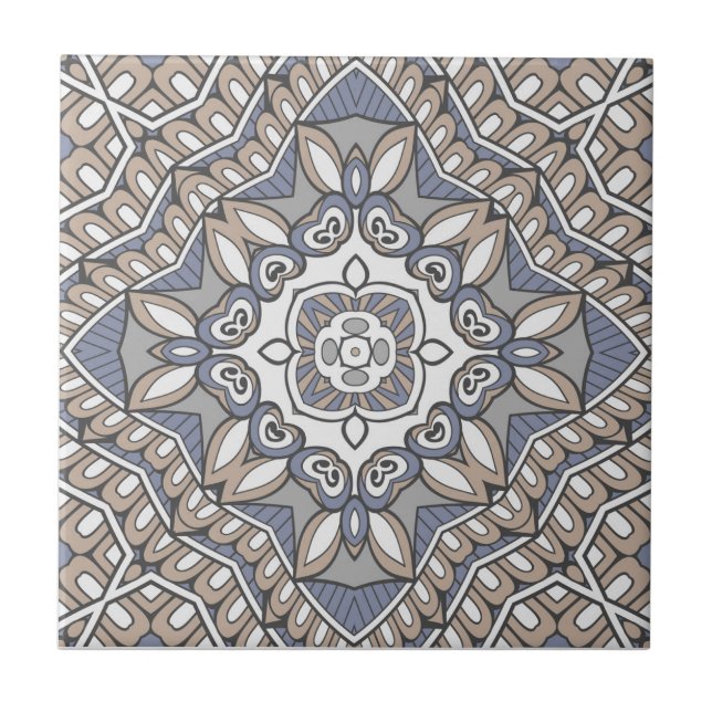 Mandala-Fliese 7 Fliese (Vorderseite)