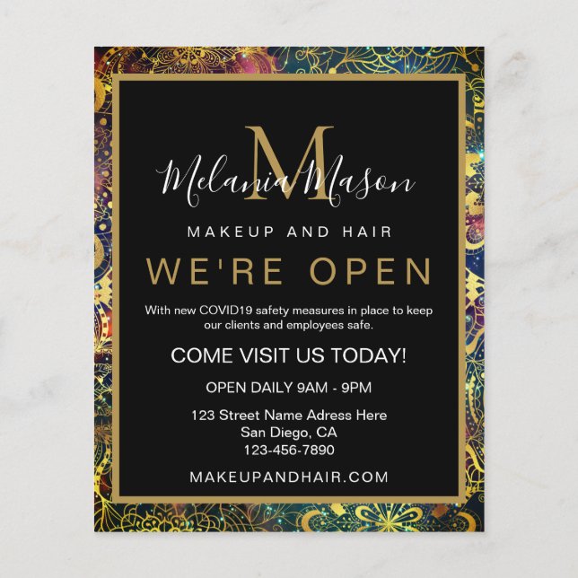 Mandala-Flyer Flyer (Hinten)