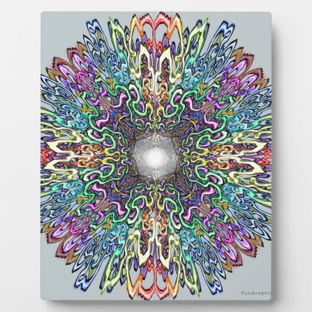 Mandala Fotoplatte (Vorderseite)