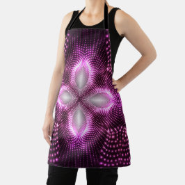 Mandala Fraktal Art Psychedelic Retro Trippy Schürze