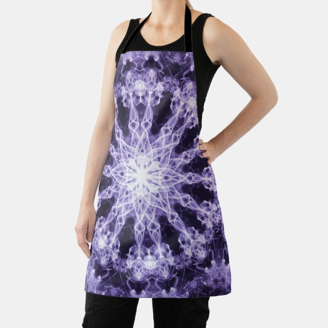 Mandala Fraktal Psychedelic Retro Trippy Hippie Schürze (InSitu)