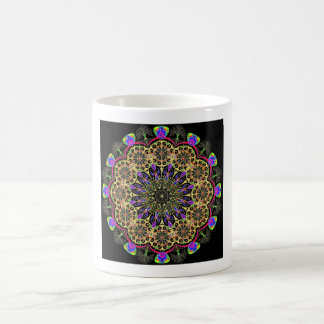 Mandala für goldenes Wachstum Kaffeetasse
