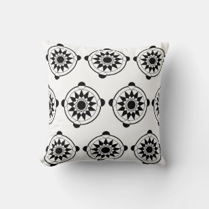 Mandala Futuristic Geometric Crop Circle Kissen