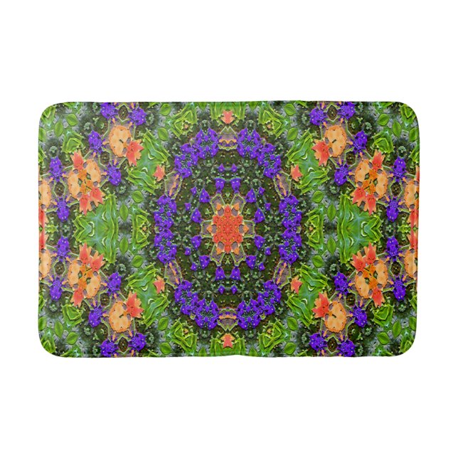 Mandala-Garten.... Badematte (Vorderseite)