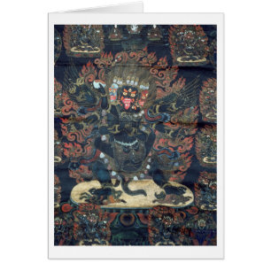 Mandala (gemaltes Pergament)