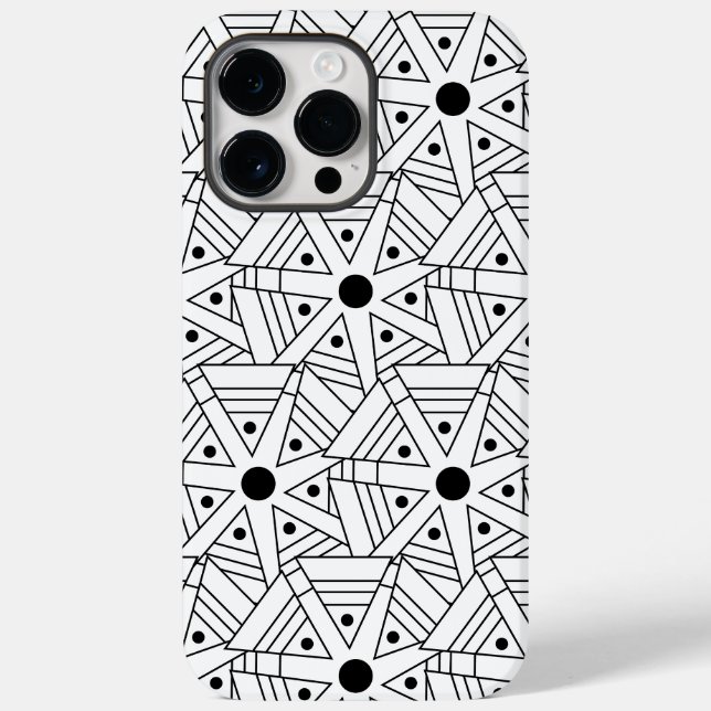 Mandala Geometric Pattern Case-Mate iPhone 14 Pro Max Hülle (Rückseite)