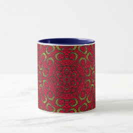Mandala Géométrique Rosette Rétro Hippie Mug