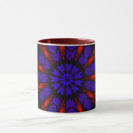 Mandala Géométrique Rosette Rétro Hippie Mug