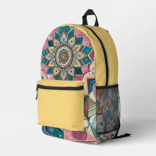 Mandala Geometry Bedruckter Rucksack