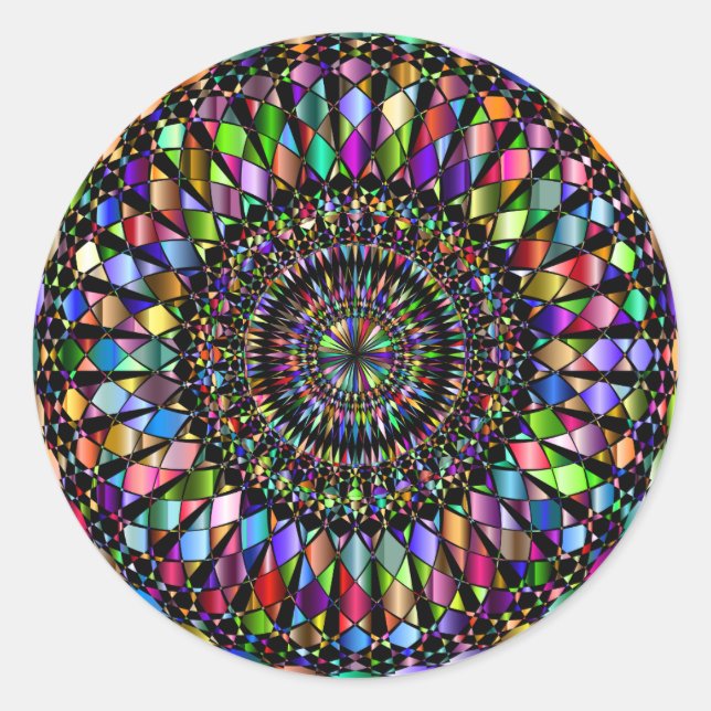 Mandala Gifts Runder Aufkleber (Vorderseite)