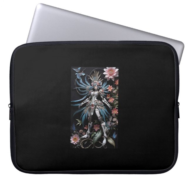 Mandala Girl Laptopschutzhülle (Vorderseite)