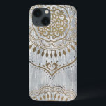 Mandala Gold Design Case-Mate iPhone Hülle<br><div class="desc">Mandala Gold Design. Künstlerin: June Erica Vess. Bild-ID: 155295DEA.</div>