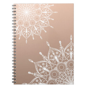 Mandala goldbraun notizblock