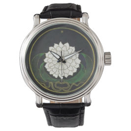 Mandala Golden Blume Armbanduhr