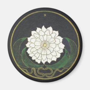 Mandala-goldene Blume Magnet