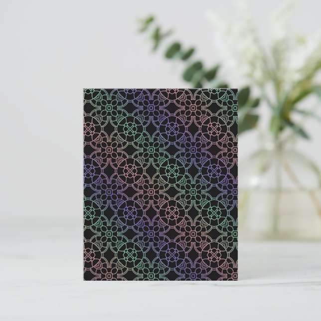 Mandala Gradient 4,5" x 5,6" Flachpapier (Stehend Vorderseite)