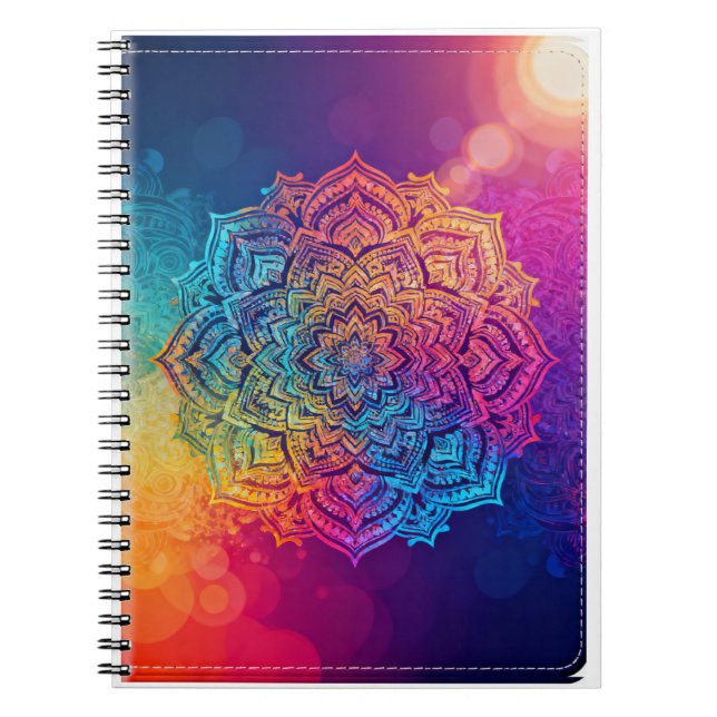Mandala Gratitude Journal – Daily Mindfulness Notizblock (Vorderseite)