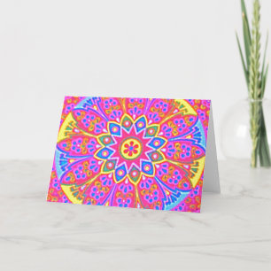 MANDALA GREETKARTENGRÖSSE KARTE