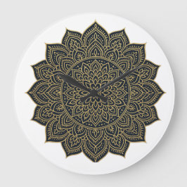 Mandala Große Wanduhr