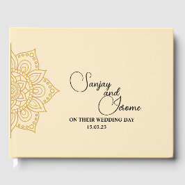 Mandala Guest Book | Luxuriöse Hochzeiten Gästebuch