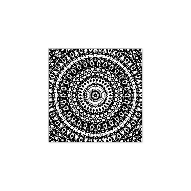 Mandala Gummistempel (Prägung)