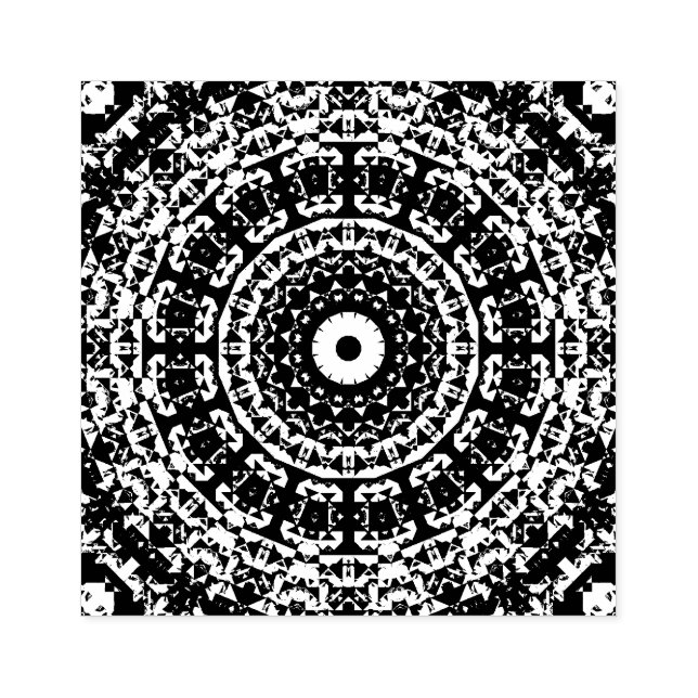Mandala Gummistempel (Prägung)