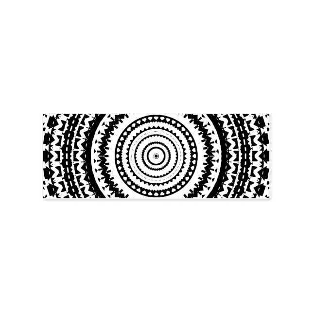 Mandala Gummistempel (Prägung)