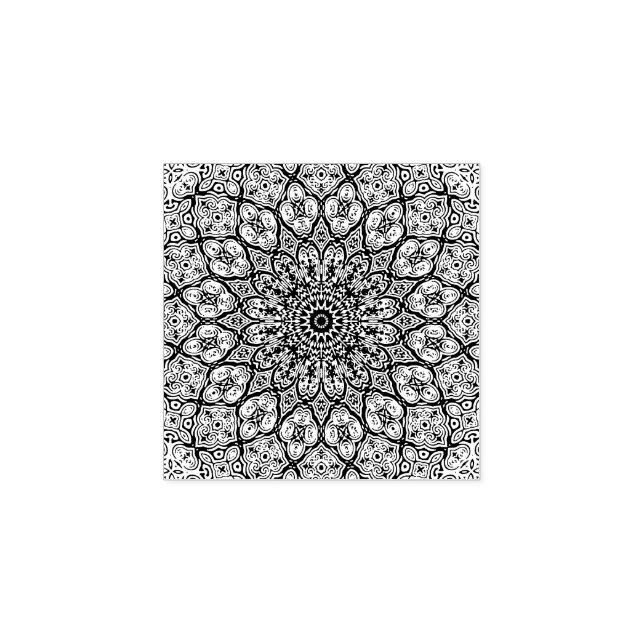Mandala Gummistempel (Prägung)