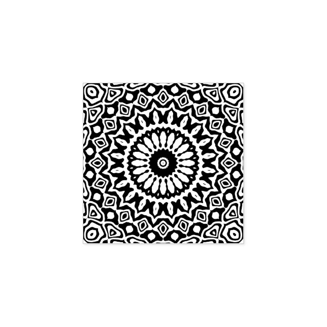 Mandala Gummistempel (Prägung)