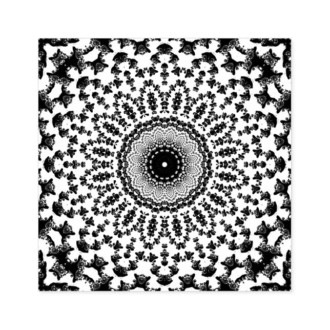 Mandala Gummistempel (Prägung)