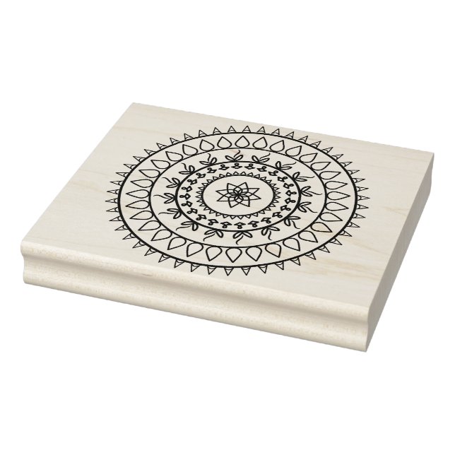 Mandala Gummistempel (Stempel)