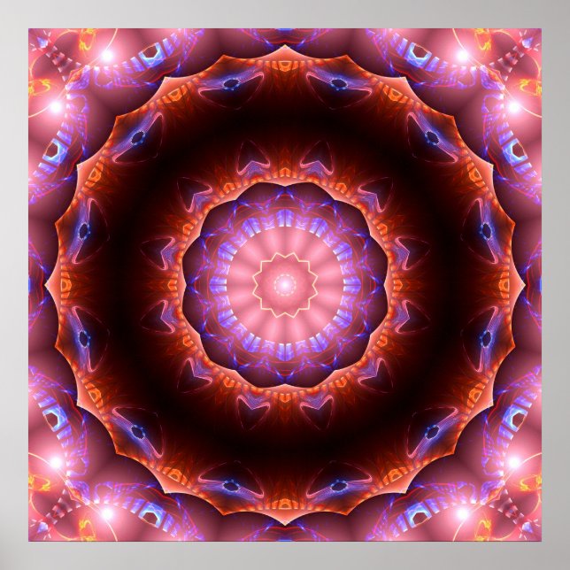 Mandala Ha'alele loa Poster (Vorne)