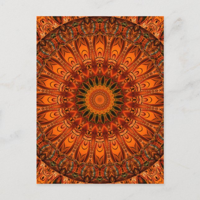 Mandala Ich fühle mich von Tutti gut Postkarte (Vorderseite)