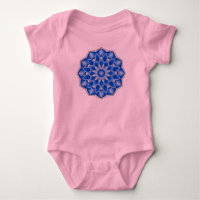 Mandala in Blau