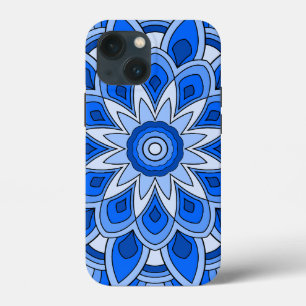 Mandala in blau Case-Mate iPhone hülle